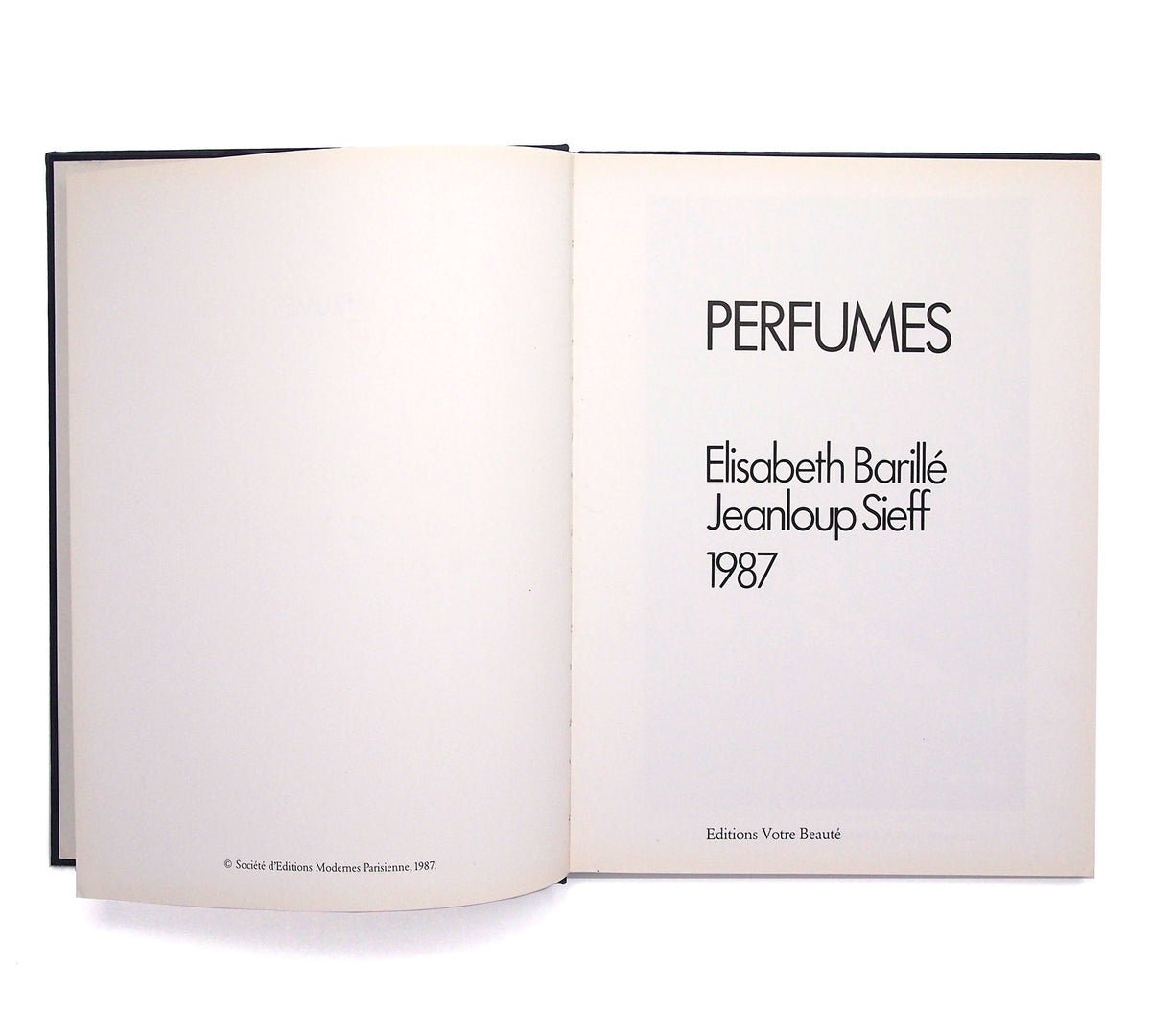 Perfumes by Elisabeth Barillé and Jeanloup Sieff 1987