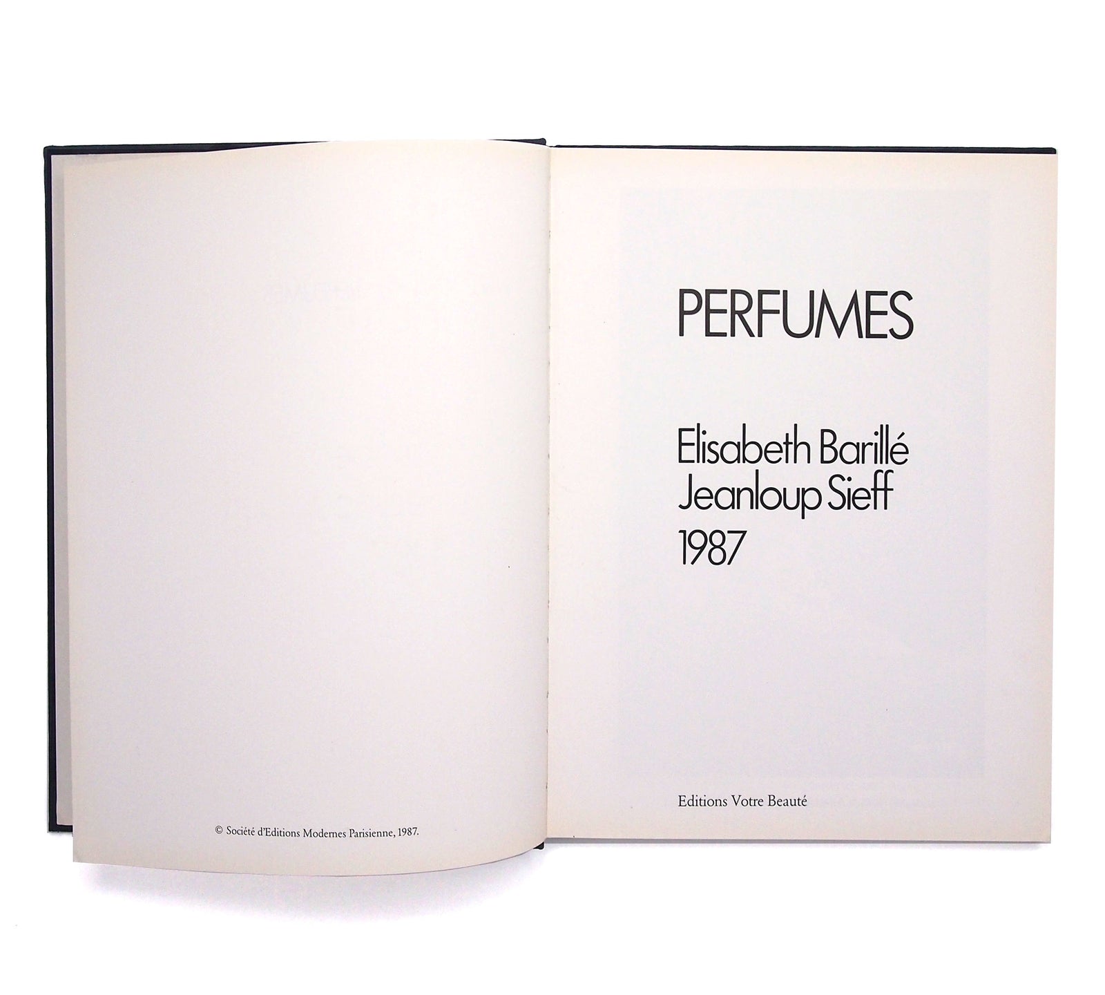 Perfumes by Elisabeth Barillé and Jeanloup Sieff 1987