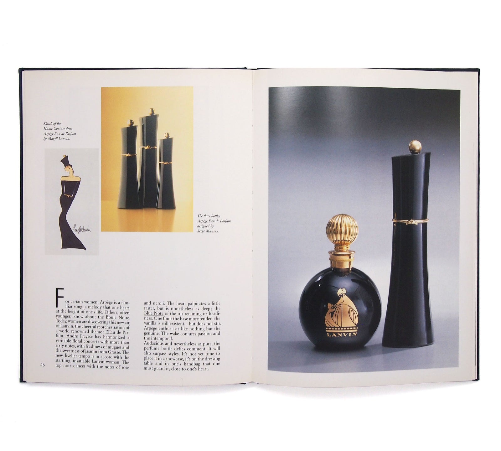 Perfumes by Elisabeth Barillé and Jeanloup Sieff 1987